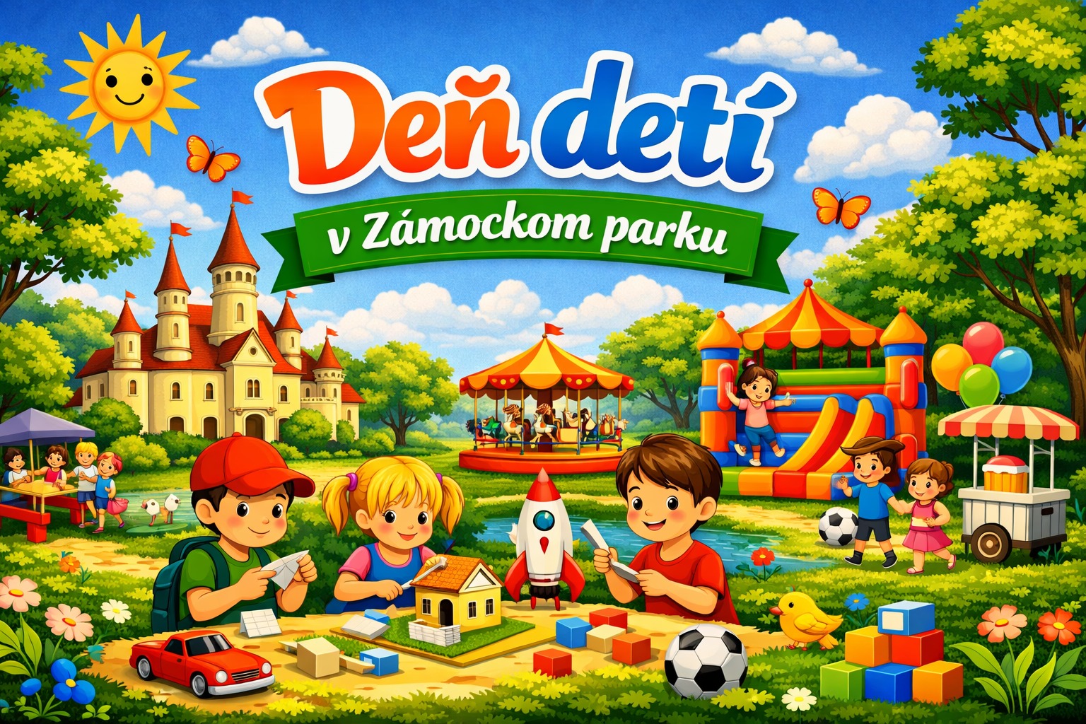 Deň detí Lednicke Rovne a výstava Vlada Slobodu