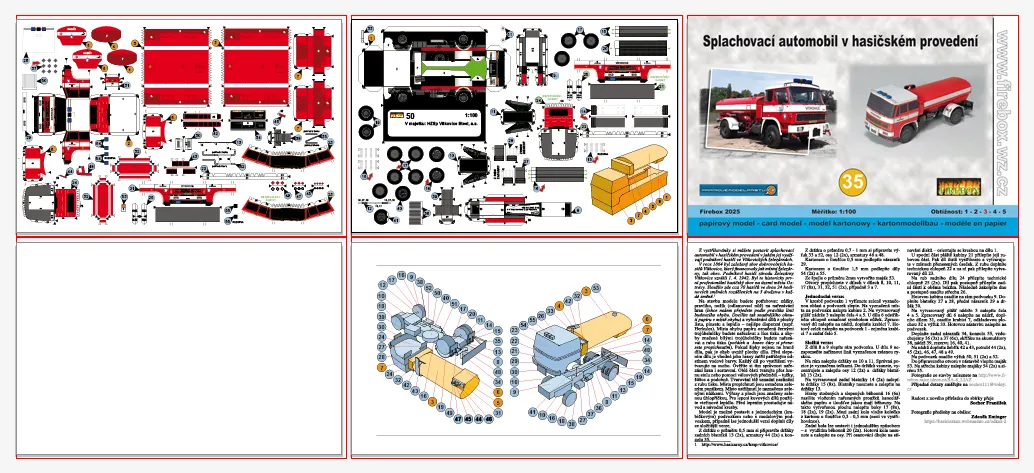 Liaz 100.850 - SA 8 Polievací automobil v hasičskom prevedení