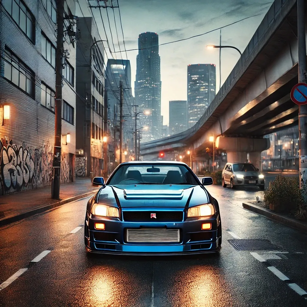 Papierový model - Nissan Skyline R34