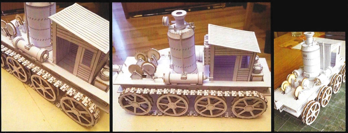 Pásový traktor Fjodora Blinova