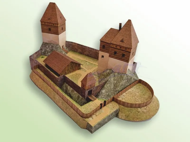 Papierový model - Hrádok ČELADNÁ 2. vydanie