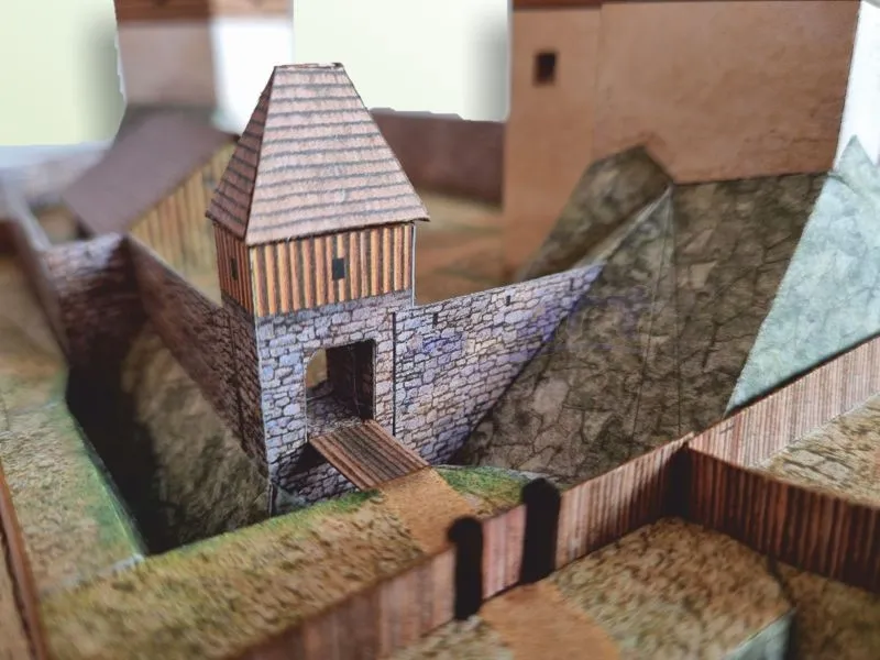Papierový model - Hrádok ČELADNÁ 2. vydanie