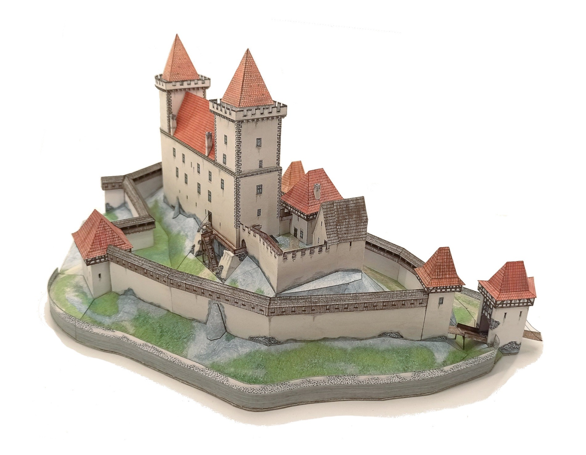 Hrad Radyne - papierový model
