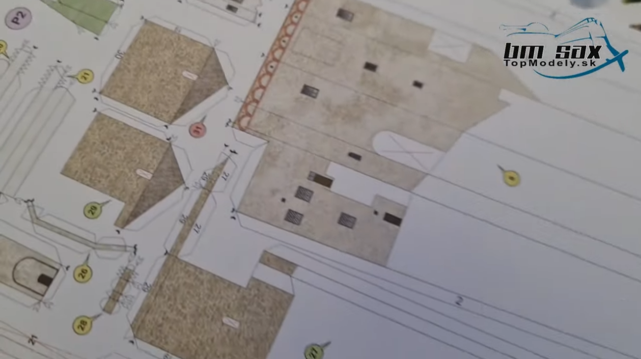 trnčiansky hrad detail modelu