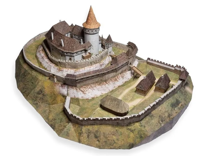 Hrad Vízmburk - historická rekonštrukcia 1447