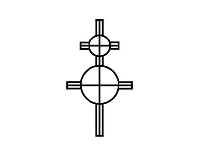 vyr 7863Leptany doplnok k modelu Oscadnica Kostol nad Kalvariou