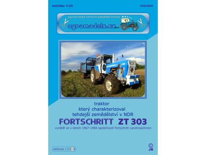 vyr 8514Traktor Fortschritt ZT 303 modry 8