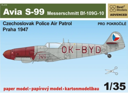 vyr 8699Avia S 99 Messerschmitt Bf 109G 10 11zon