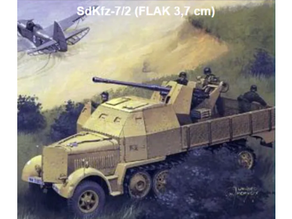 vyr 8891SdKfz 7 2 FLAK 3 7 cm 11zon