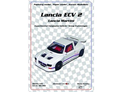 vyr 3943Lancia ECV2 vystrihovanka