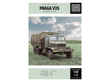 vyr 7050Papierovy model Praga V3S Valnik 1