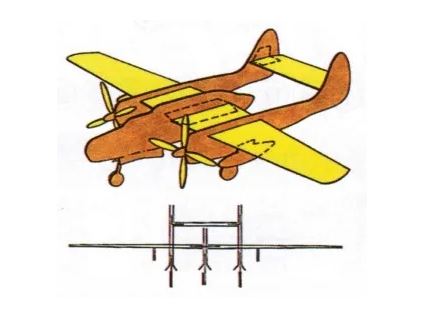 vyr 4957Mini aerosalon abc Northrop P 61A 10 Black Widow
