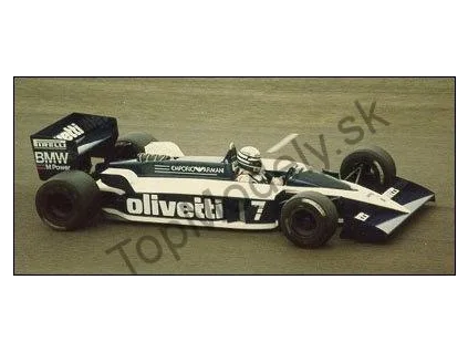 vyr 5238Papierovy model Formula F1 Brabham BT 55 1