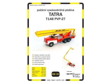 vyr 1438Papierovy model Tatra T148 PVP 27 2