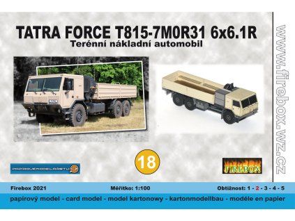 vyr 5831Papierovy model TATRA FAST II model obalka