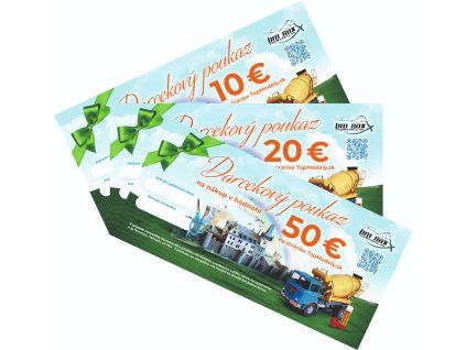 Darčekový poukaz (Hodnota 10€)