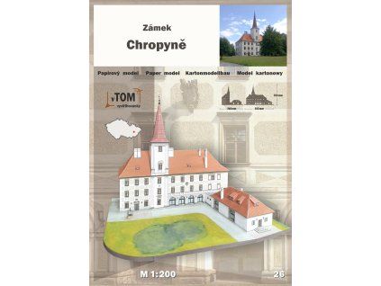 vyr 5946Papierovy model Zamok Chropyne