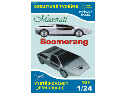 vyr 6384Papierovy model Maserati Boomerang