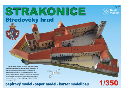 vyr 6393Papierovy model Hrad Strakonice