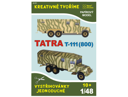 vyr 6401Papierovy model Tatra T 111 800