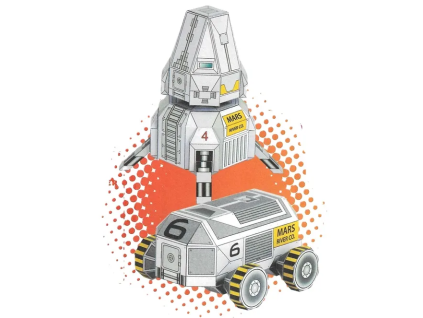 vyr 6434Osidlenie Marsu 113 Pristavaci modul a vozitko Mars Rover 2