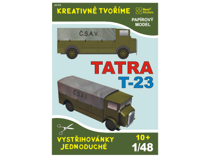 vyr 6496Papierovy model Tatra T 23