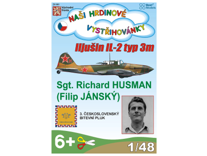 vyr 6528Papierovy model Iliusin IL 2 typ 3m F 1