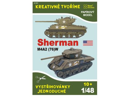 vyr 6530Tank Sherman M4A2 76 W USA obalka