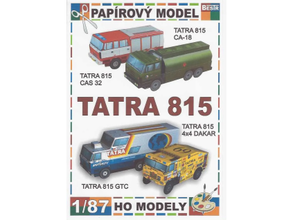 vyr 6619Papierovy model Tatra 815 4x 1