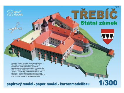 vyr 6697Papierovy model Statny zamok Trebic