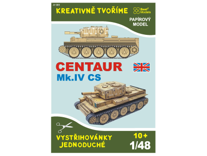 vyr 6722Papierovy model Centaur Mk IV CS 1