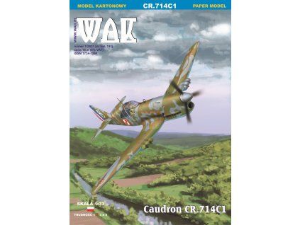 37927 6785 vyr 5938Papierovy model Caudron CR 714C1