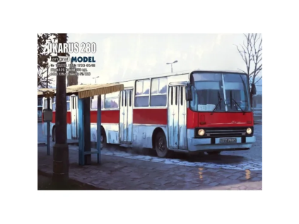 vyr 6841Papierovy model Ikarus 280 Harmonika 2