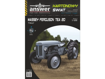 vyr 6857Papierovy model Massey Ferguson TEA 20 1