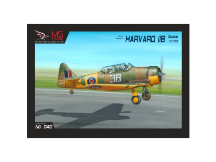 37927 6863 vyr 6862Papierovy model Harvard IIB 1