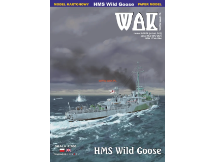 vyr 6889Papierovy model HMS Wild Goose 1