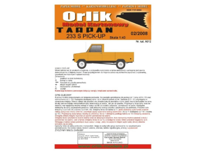 vyr 7140Tarpan 233S PICK UP