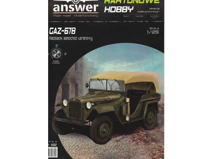 vyr 7160Papierovy model GAZ 67B