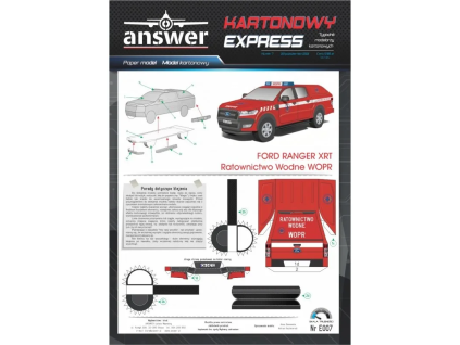 vyr 7181Papierovy model Ford Ranger XRT WOPR