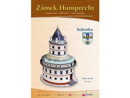 vyr 7233Papierovy model Zamok Humprecht cx