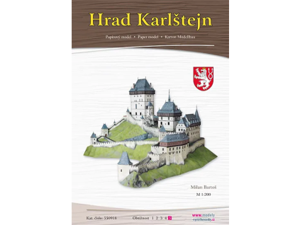 vyr 7241Papierovy model Statny hrad Karlstejn 8