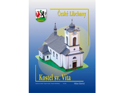 vyr 7247Papierovy model Kostol sv Vita Ceske Libchavy
