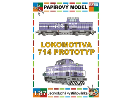 vyr 7580Dieselova lokomotiva 714 Prototyp