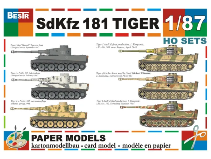 vyr 7673SdKfz 181 TIGER 6 verzii