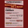 vyr 7945Set 5ks Motorove vozy 812 a Bzmot 1100