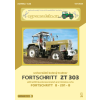 vyr 8513Traktor Fortschritt ZT 303 s pluhom Fortschritt B 201 B 5