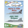 vyrp11 6498Papierovy model Aero L 159 Alca JAS 39C Gripen 2