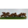 vyr 6768Modelovy stromcek Kriky suche listie 5cm 3ks 5
