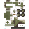 vyrp16 6783Papierovy model Traktor C4P so 75 mm po%C4%BEnym delom 11