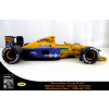 vyrp16 7151Papierovy model Formula F1 Benetton Ford B191 9